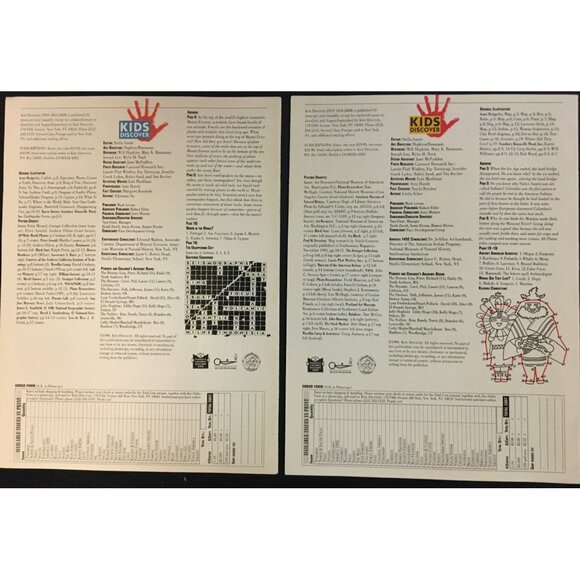 Kids Discover Magazine Lot of 6 Pyramids Earthquakes America Columbus Weather - Picture 5 of 7